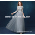 High quality fashion elegant 3 colors long lace evening dresses suit slim fit formal woman wear